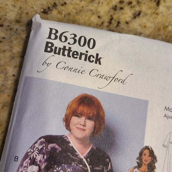Butterick 6300 Robe Pajama Negligee Pattern Size 2x-6X Empire Waist - Picture 4 of 10
